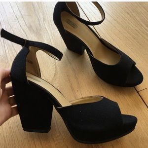Kimchi Blue Black Heels